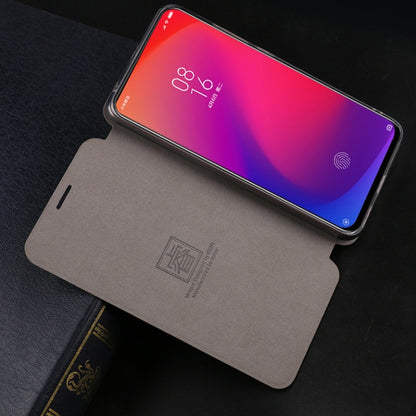 MOFI Rui Series Classical Leather Flip Leather Case with Bracket Embedded Steel Plate All-inclusive for Xiaomi Redmi K20 / K20 Pro / Mi 9T / Mi 9T Pro(Core black) - Xiaomi Cases by MOFI | Online Shopping UK | buy2fix