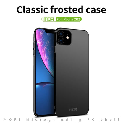 For iPhone 11 MOFI Frosted PC Ultra-thin Hard Case (Blue) - iPhone 11 Cases by MOFI | Online Shopping UK | buy2fix