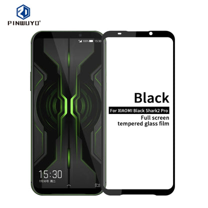 PINWUYO 9H 2.5D Full Screen Tempered Glass Film for  Xiaomi Black shark2 Pro（Black） -  by PINWUYO | Online Shopping UK | buy2fix