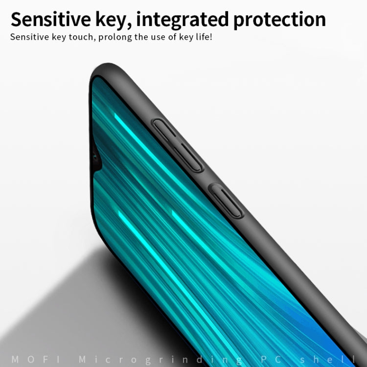 For Xiaomi RedMi Note8 Pro MOFI Frosted PC Ultra-thin Hard Case(Black) - Xiaomi Cases by MOFI | Online Shopping UK | buy2fix