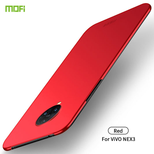 For  VIVO NEX3 MOFI Frosted PC Ultra-thin Hard Case(Red) - vivo Cases by MOFI | Online Shopping UK | buy2fix
