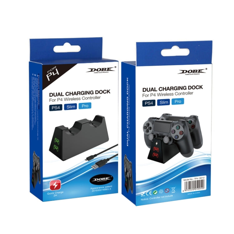 Dual Charging Dock With Indicator Light For PS4/SLIM/PRO Game Controller - Charger & Power by DOBE | Online Shopping UK | buy2fix