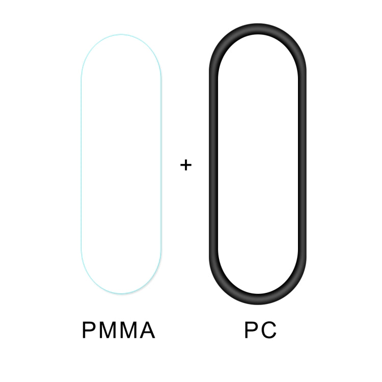 For XIAOMI MI BAND 4 ENKAY Hat-prince 3D Full Screen Soft PC Edge + PMMA HD Screen Protector Film - Screen Protector by ENKAY | Online Shopping UK | buy2fix