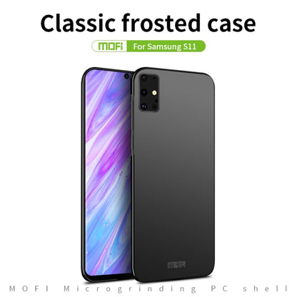 For Galaxy S20+  MOFI Frosted PC Ultra-thin Hard Case(Blue) - Galaxy Phone Cases by MOFI | Online Shopping UK | buy2fix