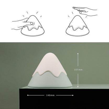 Snow Mountain Night Light Atmosphere Lamp Creative Bedside LED Lamp(Gray) - Night Lights by buy2fix | Online Shopping UK | buy2fix