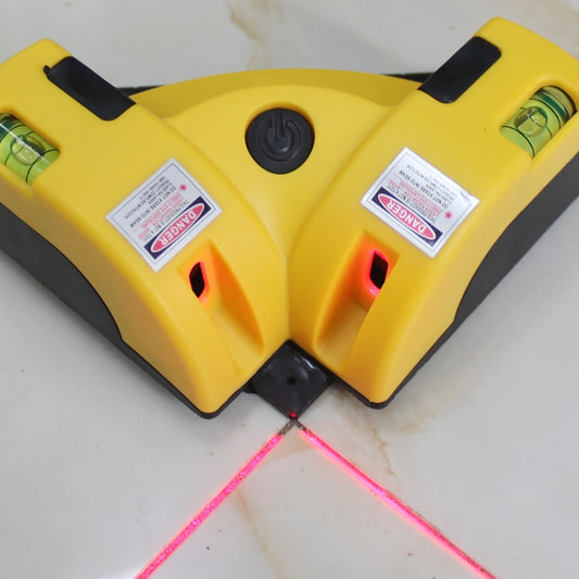 Right Angle 90 Degree Laser Level Cross Line Tiling Leveling Laser Beam Measurement Tool - Measuring Tools by buy2fix | Online Shopping UK | buy2fix