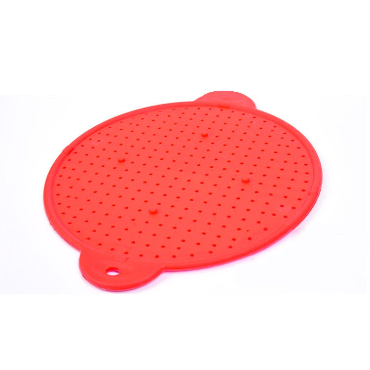 Multifunctional Food Grade Silicone Placemat Creative Kitchenware Heat Insulation Screen Filter(Red) - Filters by buy2fix | Online Shopping UK | buy2fix