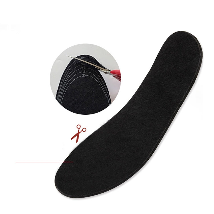Smart Temperature-controlled Electric Insole Warm Foot Graphene Heating Insole Warm Foot Artifact Warm Foot Treasure, EU Plug, Size:37(Black for Women) - Shoes Care by buy2fix | Online Shopping UK | buy2fix