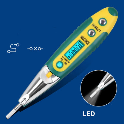 High Precision Electrical Tester Pen Screwdriver 220V AC DC Outlet Circuit Voltage Detector Test Pen with Night Vision, Specification:Digital Display Pen (Card) - Voltage Detector by buy2fix | Online Shopping UK | buy2fix