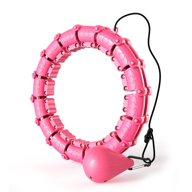 Smart Thin Waist Ring Women Will Not Fall Off Detachable Abdominal Ring Fitness Equipment, Size: 18 Knots(Pink) - Fitness Circles by buy2fix | Online Shopping UK | buy2fix