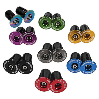 1pair MEROCA Mountain Bike Expansion Lock Bar Plug Road Bike Bicycle Bar Plug End Cover, Color: Gold - Others by MEROCA | Online Shopping UK | buy2fix