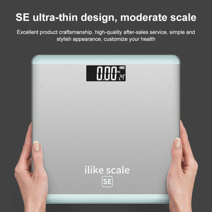 ISCALE SE Human Body Intelligent Electronic Scale Household Weight Scale Adult Body Fat Scale(Twilight Grey) - Body Scales by buy2fix | Online Shopping UK | buy2fix