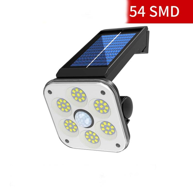 54 LED Solar Wall Light Outdoor Waterproof Human Body Induction Garden Lamp Street Light - Solar Lights by buy2fix | Online Shopping UK | buy2fix