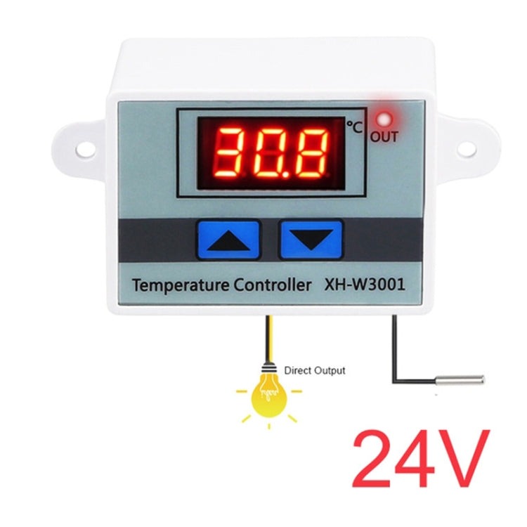 XH-W3001 Digital LED Temperature Controller Arduino Cooling Heating Switch Thermostat NTC Sensor 24V - Indoor Thermometer by buy2fix | Online Shopping UK | buy2fix