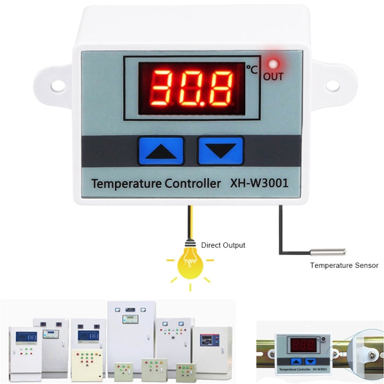 XH-W3001 Digital LED Temperature Controller Arduino Cooling Heating Switch Thermostat NTC Sensor 24V - Indoor Thermometer by buy2fix | Online Shopping UK | buy2fix