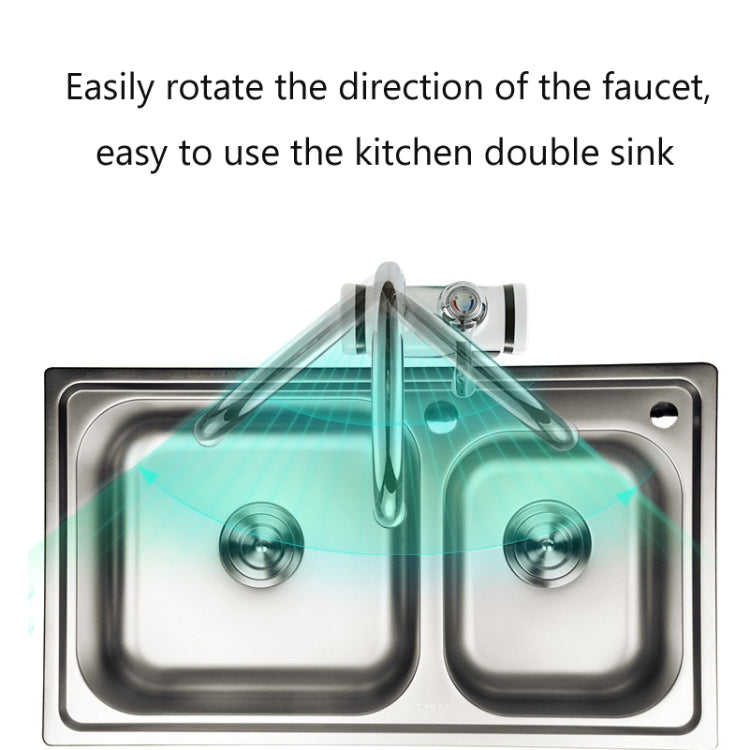 Kitchen Instant Electric Hot Water Faucet Hot & Cold Water Heater CN Plug Specification: Lamp Shows Leakage Protection Side Water Inlet - Faucets & Accessories by buy2fix | Online Shopping UK | buy2fix