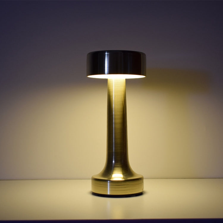 JB-TD10 LED Charging Bar Table Lamp Retro Creative Bar Cafe Restaurant Simple Bedside Night Light, Specification: AU Plug(Golden) - Bedside Light by buy2fix | Online Shopping UK | buy2fix