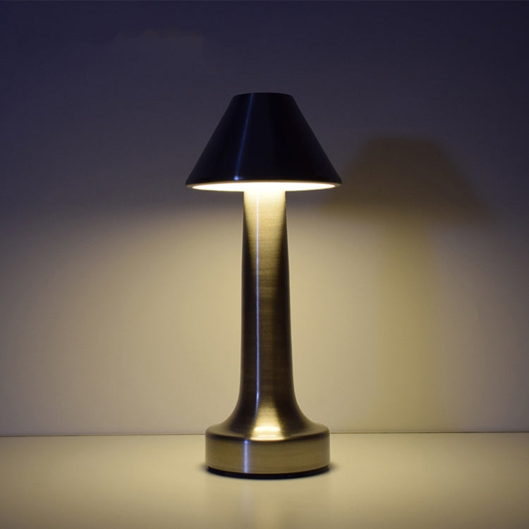 JB-TD001 LED Touch Table Lamp Cafe Restaurant Decoration Night Light, Specification: UK Plug(Golden) - Bedside Light by buy2fix | Online Shopping UK | buy2fix