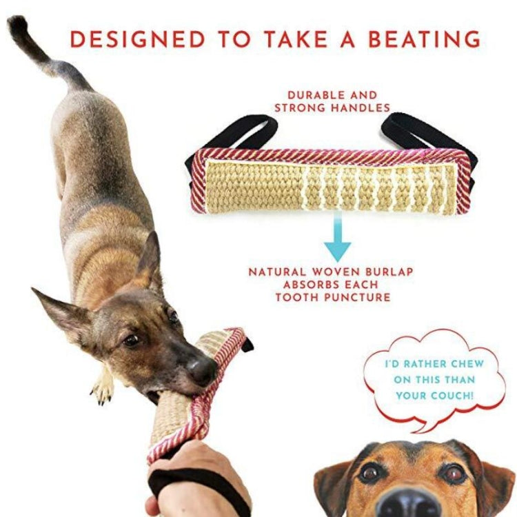 Dog Training Hemp Bite Stick Dog Bite Stick Dog Training Supplies(A2) - Training Aids by buy2fix | Online Shopping UK | buy2fix