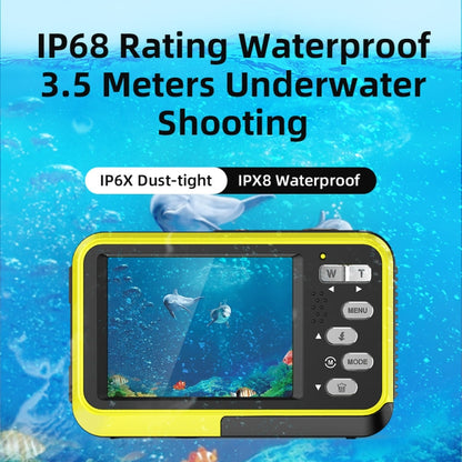 WDC901 3.5m Waterproof 48MP HD Dual Screen Outdoor Sports Digital Camera AU Plug(Blue) - Children Cameras by buy2fix | Online Shopping UK | buy2fix