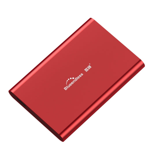 Blueendless T8 2.5 inch USB3.0 High-Speed Transmission Mobile Hard Disk External Hard Disk, Capacity: 500GB(Red) - HDD Enclosure by Blueendless | Online Shopping UK | buy2fix