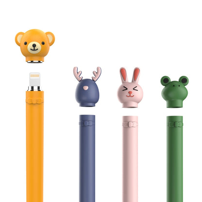 Cartoon Silicone Capacitive Pen Non-Slip And Anti-Drop Protective Cover For Apple Pencil 1(Rabbit) - Pencil Accessories by buy2fix | Online Shopping UK | buy2fix