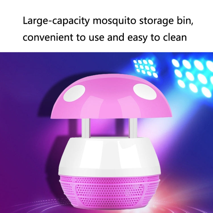 Mushroom LED Mosquito Killer Lamp Household USB Mosquito Killer(Sky Blue) - Repellents by buy2fix | Online Shopping UK | buy2fix