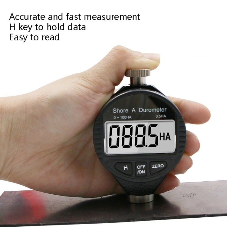 Electronic Digital Display Hard Meter Plastic Rubber Silicone Tire Hardness Meter, Model: 0-100HC C - Measuring Tools by buy2fix | Online Shopping UK | buy2fix