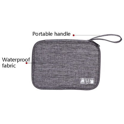 Data Cable Storage Box Waterproof Digital Package Charging Earphone Storage Box U Disk Multi-Function Finishing Box(Navy) - Storage Bags by buy2fix | Online Shopping UK | buy2fix