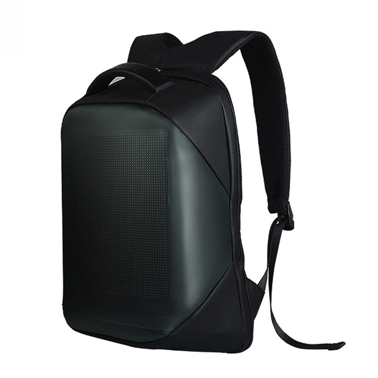 LED Display Backpack Outdoor Mobile Advertising Waterproof Back Shoulder Bag, Size: 17 inch(Black) - Backpacks by buy2fix | Online Shopping UK | buy2fix