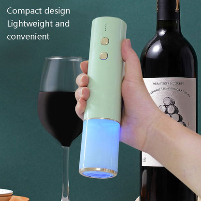 Electric Opener Stainless Steel Mini Red Wine Bottle Opener, Colour: BY266 Pink - Openers by buy2fix | Online Shopping UK | buy2fix