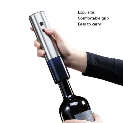 Electric Opener Stainless Steel Mini Red Wine Bottle Opener, Colour: BY266 Brunette Green - Openers by buy2fix | Online Shopping UK | buy2fix