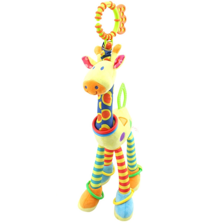 Baby Carriage Hanging Toy 0-1 Year Old Bell Teether Giraffe Bed Bell(Yellow) - Strollers Accessories by buy2fix | Online Shopping UK | buy2fix