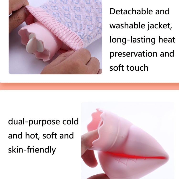 Winter Silicone Hand Warmer Cartoon Cute Water Injection Warm Water Bag, Colour: Pink Deer - Hot Water Bags by buy2fix | Online Shopping UK | buy2fix