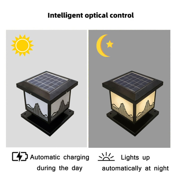 Outdoor Doorpost Waterproof Solar Landscape Light(Mountain Stream) - Solar Lights by buy2fix | Online Shopping UK | buy2fix