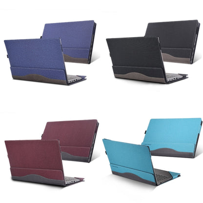 Laptop Leather Anti-Fall Protective Case For HP Envy 13-AQ Ad Ah(Navy Blue) - 13.3 inch by buy2fix | Online Shopping UK | buy2fix