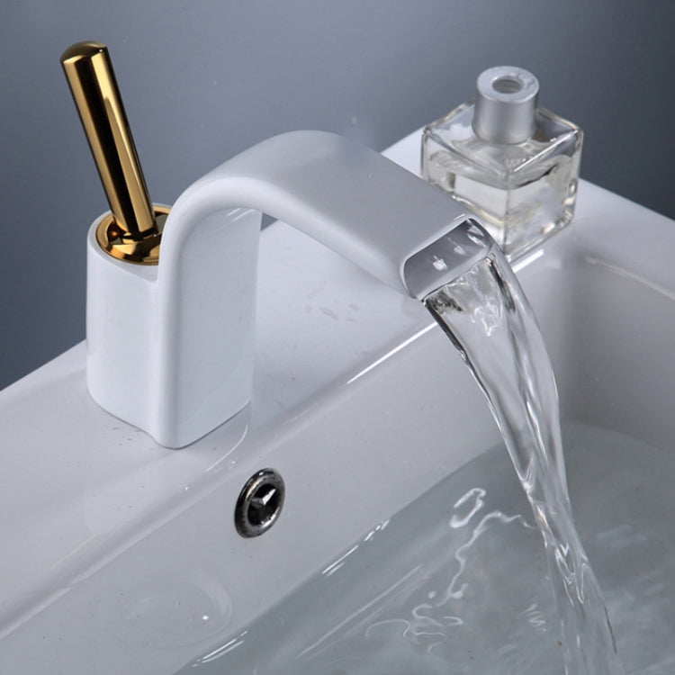 Bathroom All Copper Basin Hot And Cold Water Faucet, Specification: Gold - Faucets & Accessories by buy2fix | Online Shopping UK | buy2fix