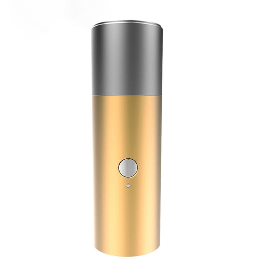 BT201 Small Steel Gun Flashlight Bluetooth Speaker Outdoor Waterproof Metal Small Speaker(Gold) - Waterproof Speaker by buy2fix | Online Shopping UK | buy2fix