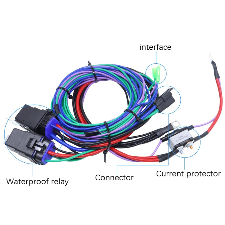 7014G Marine Harness Insertion Plate Tilt Flattening Device Harness Suitable For CMC / TH, Rated voltage: 24V - Marine Accessories & Parts by buy2fix | Online Shopping UK | buy2fix