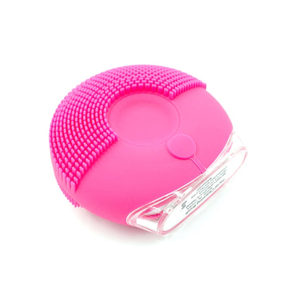 Silicone Sound Wave Vibration Massage Pore Cleaning Beauty Brush, Colour: Rose Red - Cleanser by buy2fix | Online Shopping UK | buy2fix