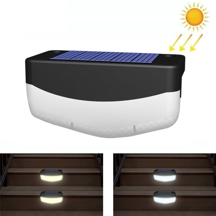 Solar Steps Lamp Outlet Landscape Garden Wall Lights(White) - Solar Lights by buy2fix | Online Shopping UK | buy2fix