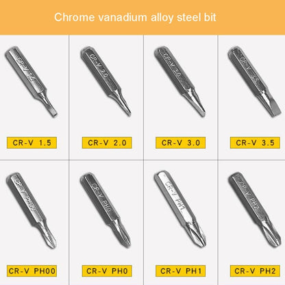 8 In 1 Screwdriver Aluminum Alloy Combination Disassembly Pen Repair Screwdriver(Black) - Screwdriver Tools by buy2fix | Online Shopping UK | buy2fix