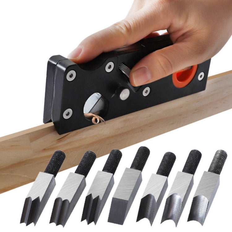 Adjustable Depth Woodworking Chamfering Planer, Specification: Sharp Knife+Fillet Knife - Wood Planers by buy2fix | Online Shopping UK | buy2fix