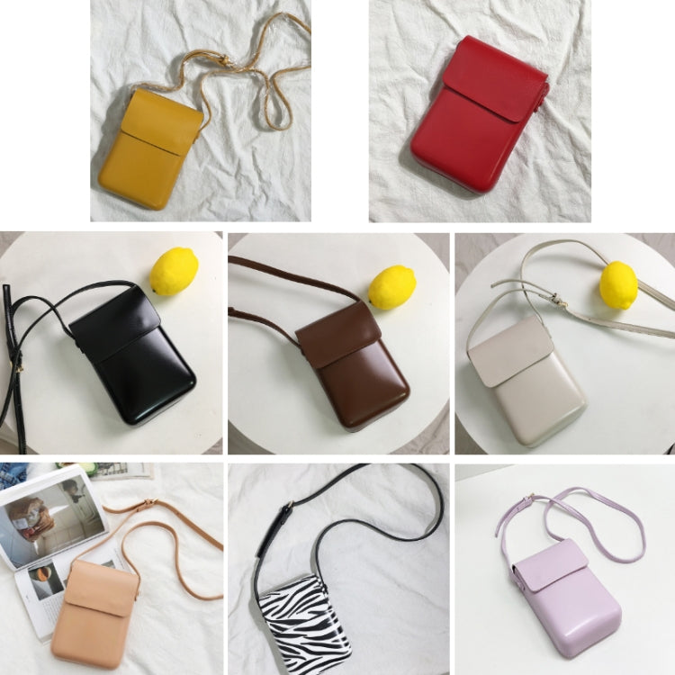 Fashion Versatile Vertical Models Single Shoulder Crossbody Mobile Phone Bag, Color: Creamy White - Single-shoulder Bags by buy2fix | Online Shopping UK | buy2fix