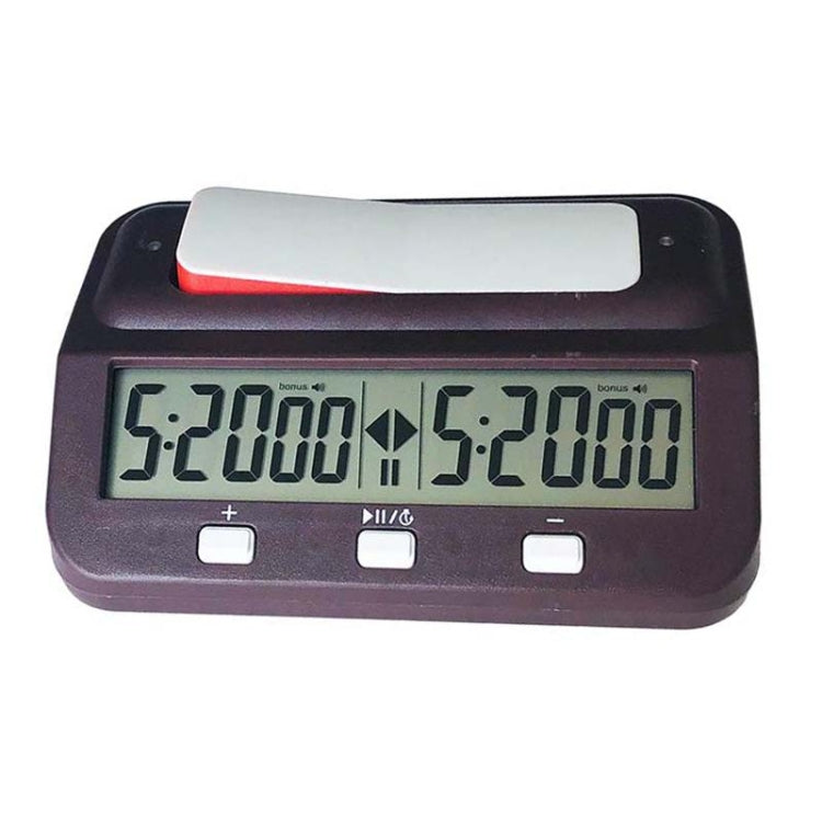 HQT101 Plastic Chess Clock Go Chess Timer(Red Wine) - Alarm Clocks by buy2fix | Online Shopping UK | buy2fix