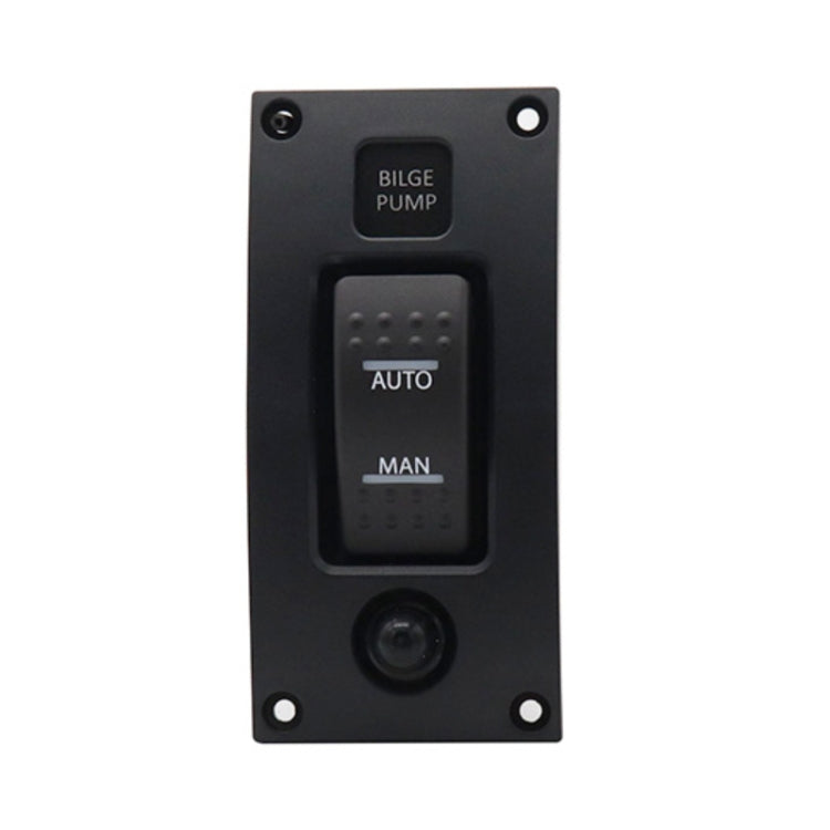 Marine Self-Locking Resetting Switch With Overload Protection Indicator Light ON-OFF-ON 3 Switch (Printed) - Marine Accessories & Parts by buy2fix | Online Shopping UK | buy2fix