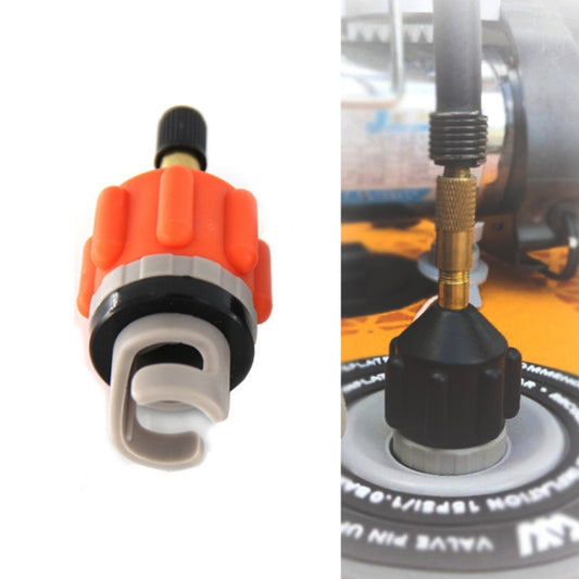 Surfing Paddle Board Adapter Inflatable Air Valve Conversion Air Nozzle(Orange) - Marine Accessories & Parts by buy2fix | Online Shopping UK | buy2fix