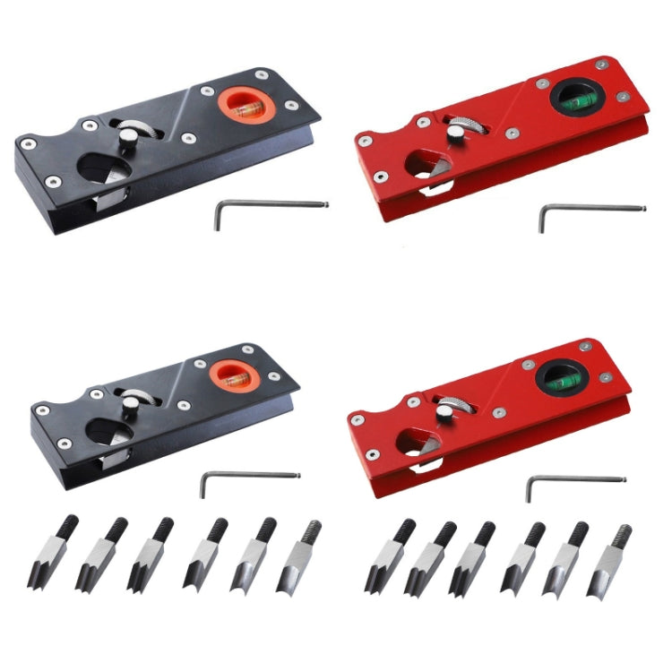 Woodworking Multi-Angle Chamfering Adjustable Depth Hand Planer, Color: Red - Wood Planers by buy2fix | Online Shopping UK | buy2fix