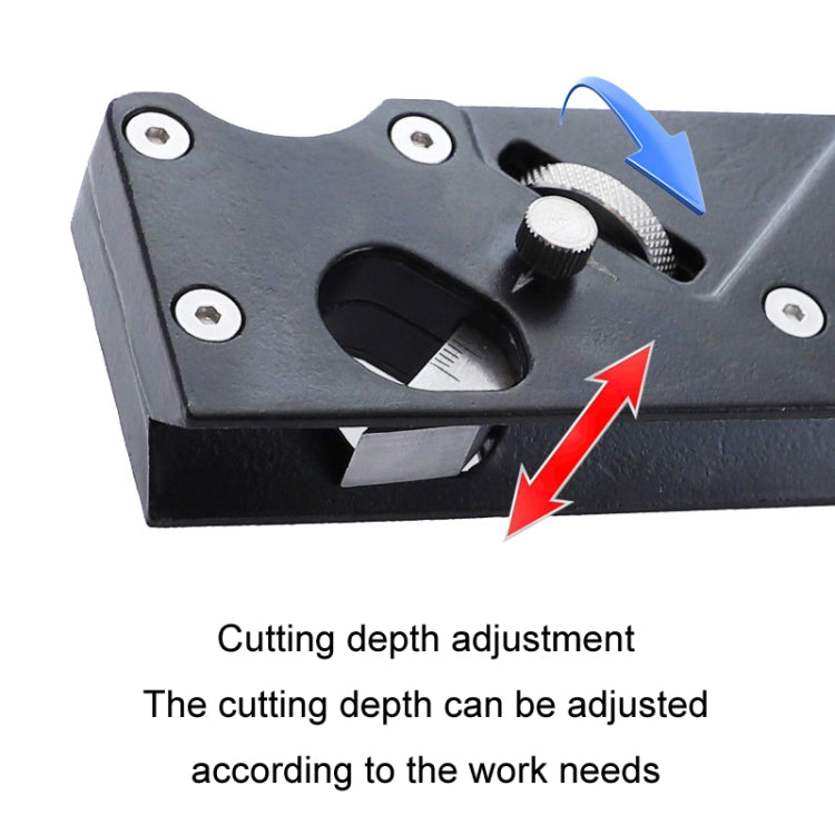 Woodworking Multi-Angle Chamfering Adjustable Depth Hand Planer, Color: Red - Wood Planers by buy2fix | Online Shopping UK | buy2fix