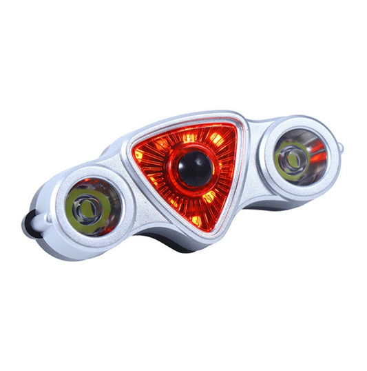 9+2 LED Bicycle Tail Light Rechargeable MTB Road Bike Headlight Warning Light(Red Light+White Light) - Taillights by buy2fix | Online Shopping UK | buy2fix
